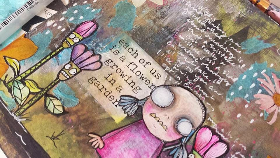 Cindy Clawford - whimsical character 6 digi stamps set