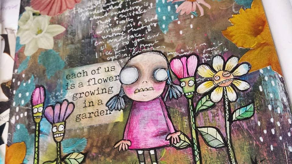 Cindy Clawford - whimsical character 6 digi stamps set