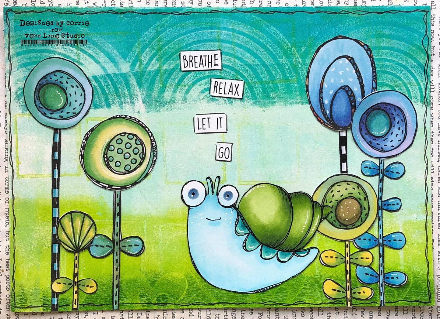 Snails Pace - 7 Digi stamps in jpg and png files