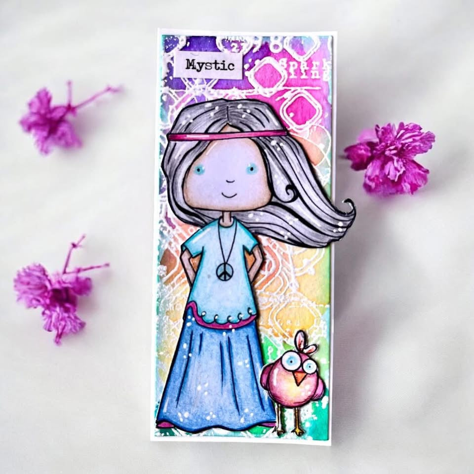 Chasing Peace - 8 digital download card kit, stamps and backgrounds