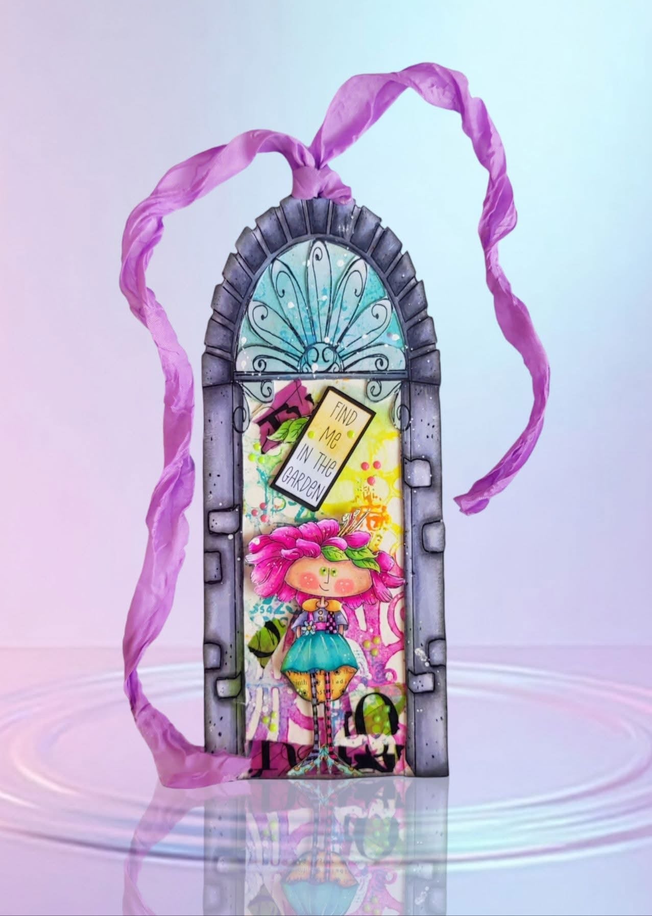 The World is a Garden - 4 Digi stamps in jpg and png files