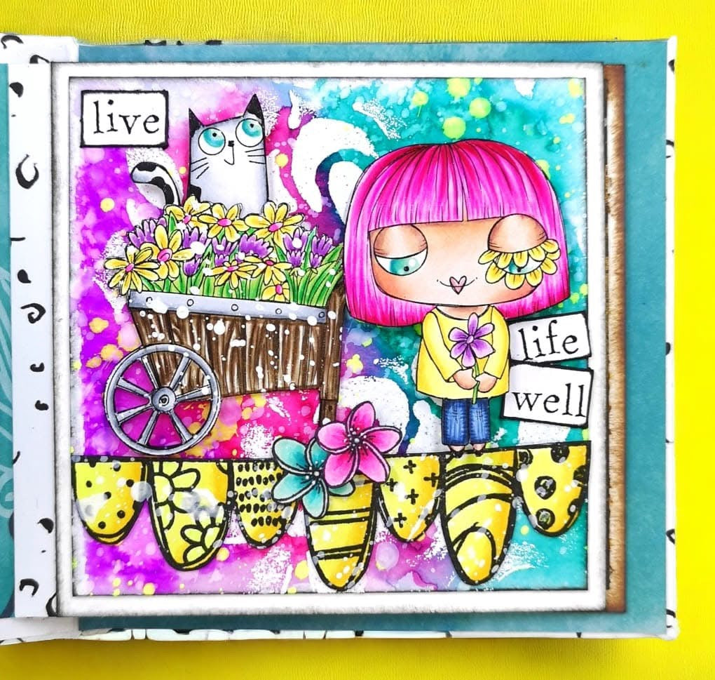 Emily Anne 5 set Bundle 1 – 31 Digi Stamps + 1 Background | Whimsical Hand-Drawn Digital Stamps for Cardmaking, Journals & Scrapbooking