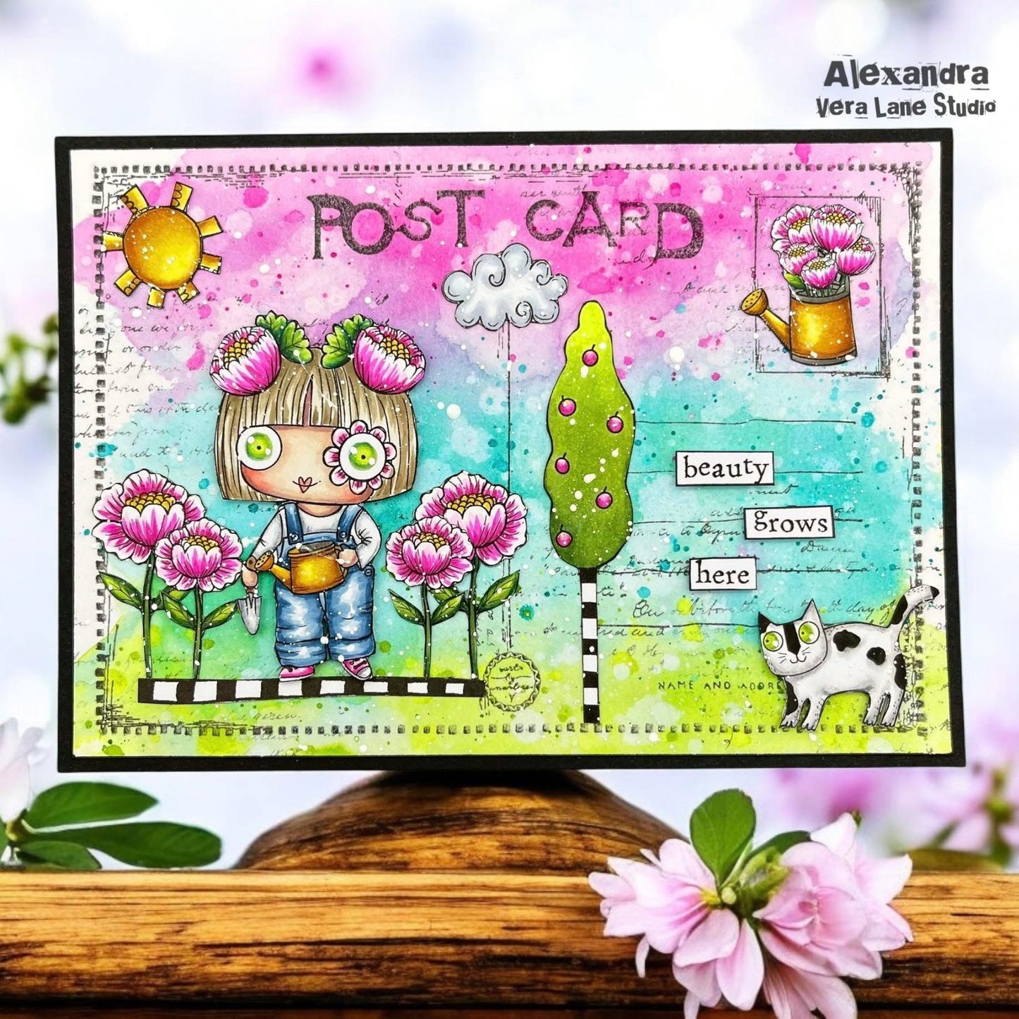 Emily Anne Bundle 3 – 5 Set Bundle | 30 Digi Stamps + 2 Backgrounds | Whimsical Hand-Drawn Digital Stamps for Cardmaking, Journals &amp; Scrapbooking