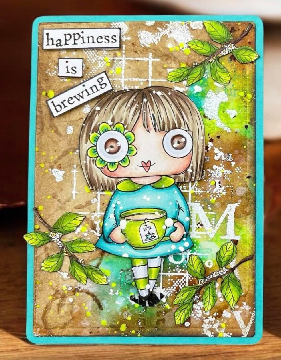 Emily Anne Bundle 2 – 5 Set Bundle | 28 Digi Stamps + 2 Backgrounds | Whimsical Hand-Drawn Digital Stamps for Cardmaking, Journals & Scrapbooking