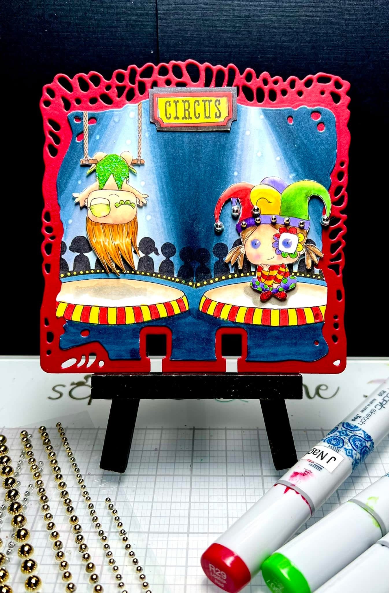 A Jester’s Heart - 7 digital stamps in jpg and png files