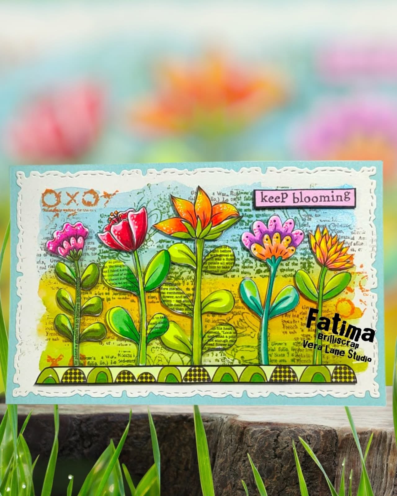 Petal Poetry - 10 Digi stamps in jpg and png files