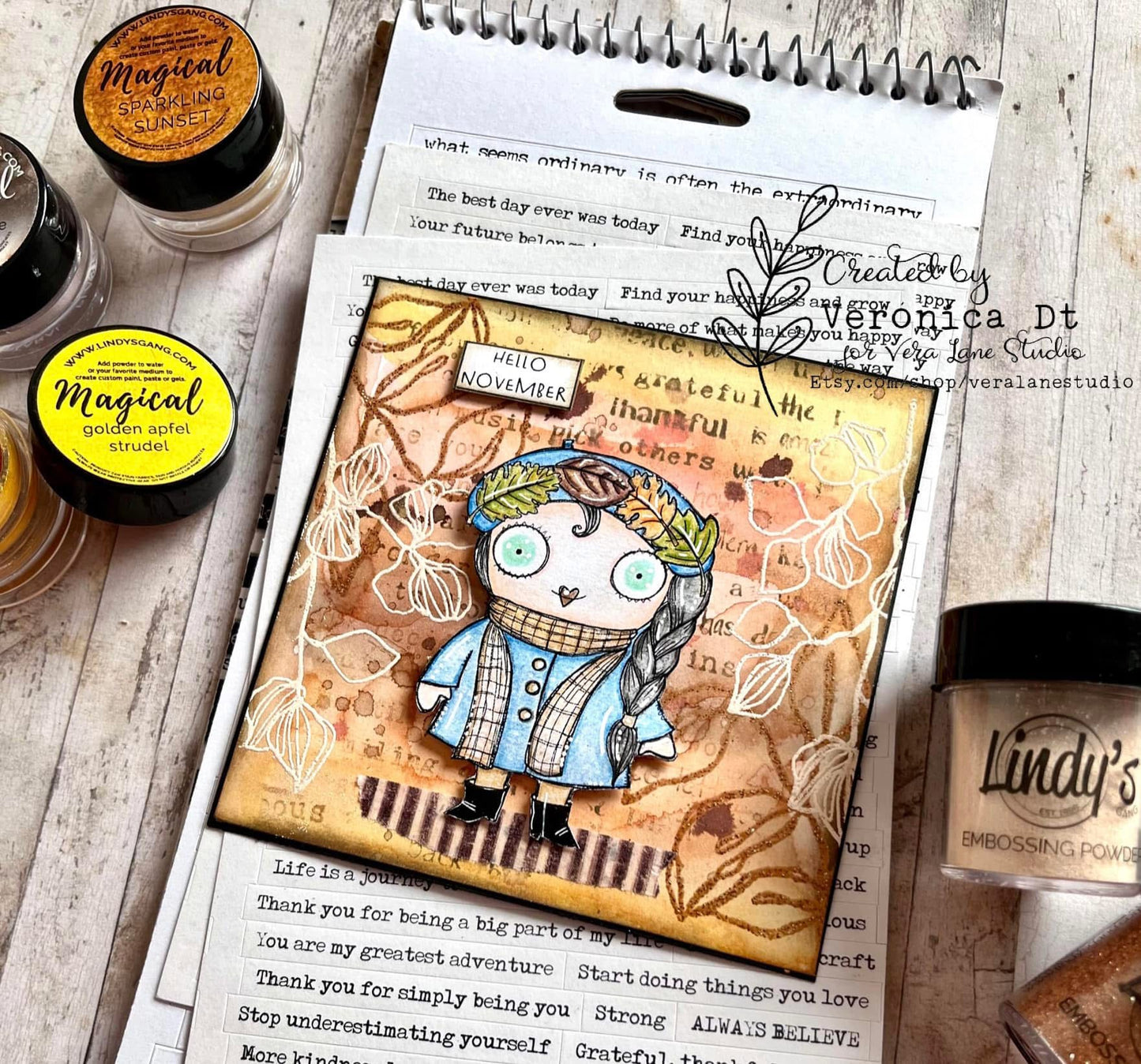 November - 4 Digi stamp bundle