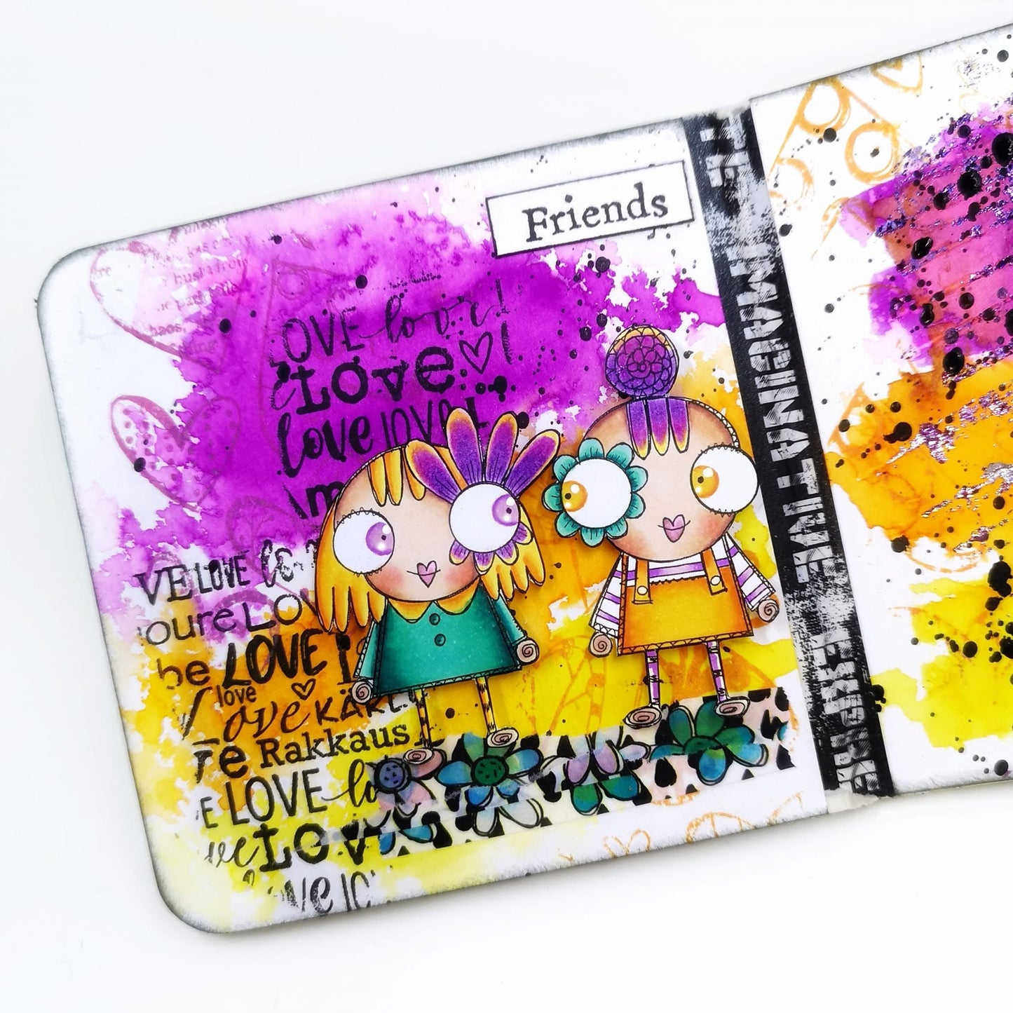 Meilleurs amis- 5 Digi stamps in jpg and png files