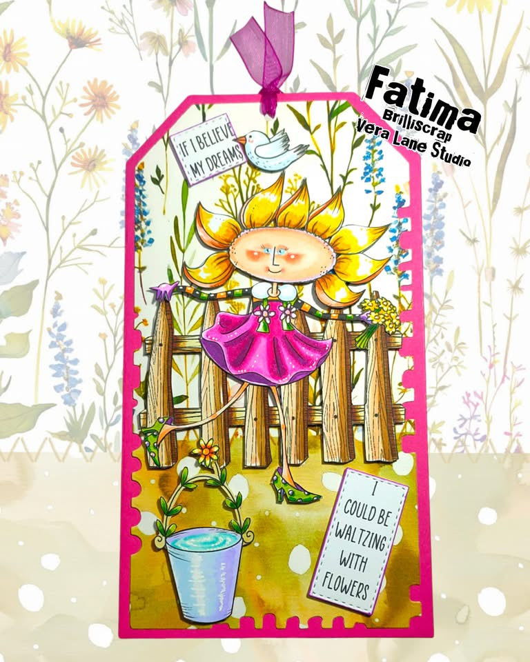 Fleur de Girl Mega Bundle – 33 Hand-Drawn Digital Stamps + 2 Backgrounds | Vera Lane Studio