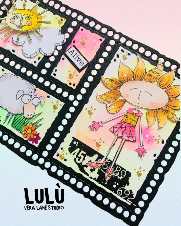 Fleur de Girl Mega Bundle – 33 Hand-Drawn Digital Stamps + 2 Backgrounds | Vera Lane Studio