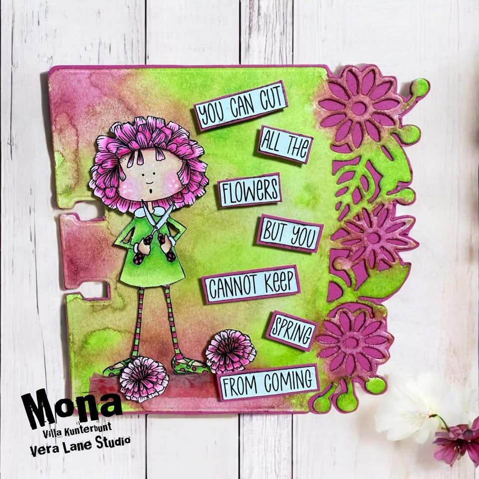 Fleur de Girl Mega Bundle – 33 Hand-Drawn Digital Stamps + 2 Backgrounds | Vera Lane Studio