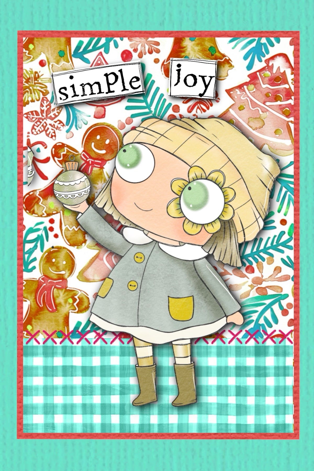 Simple Joy - 8 Digi stamp card kit