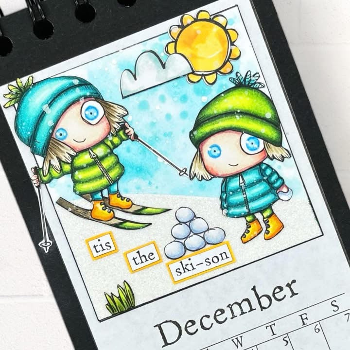 2027 Printable Calendar Kit with tabs and pockets