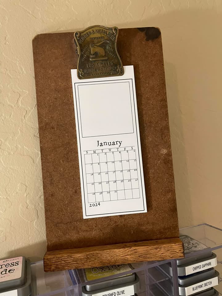 2027 Printable Calendar Kit with tabs and pockets