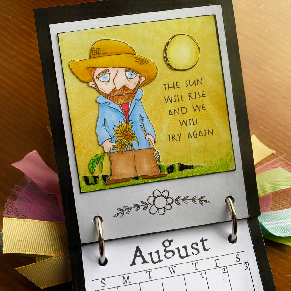2027 Printable Calendar Kit with tabs and pockets