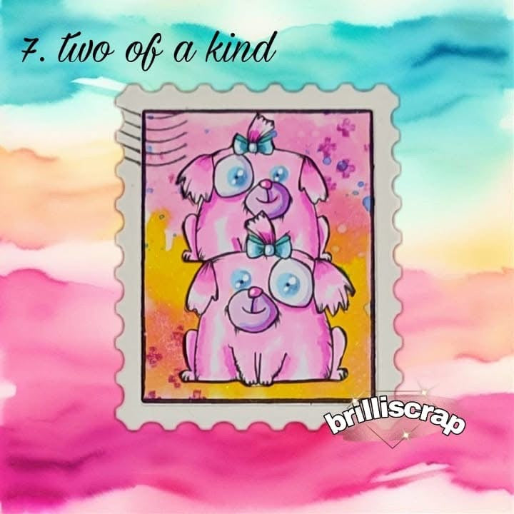 Tails and Wiggles- 6 Digi stamp bundle in jpg and png files