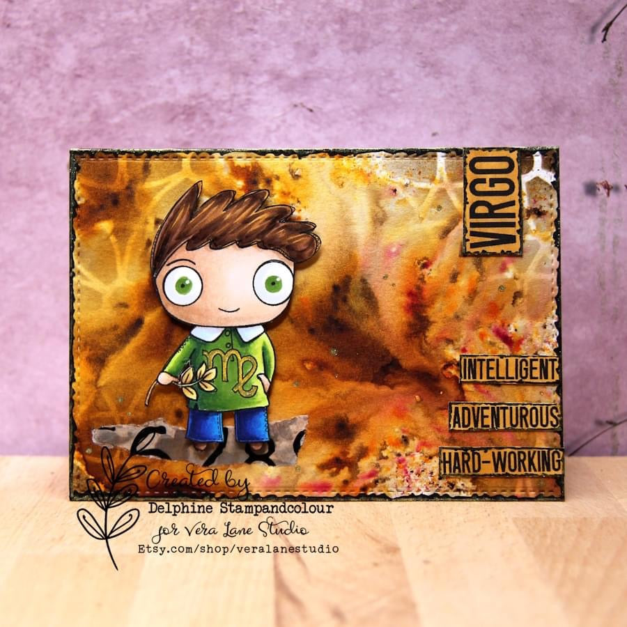 Virgo (zodiac) Boy - 4 Digi stamps