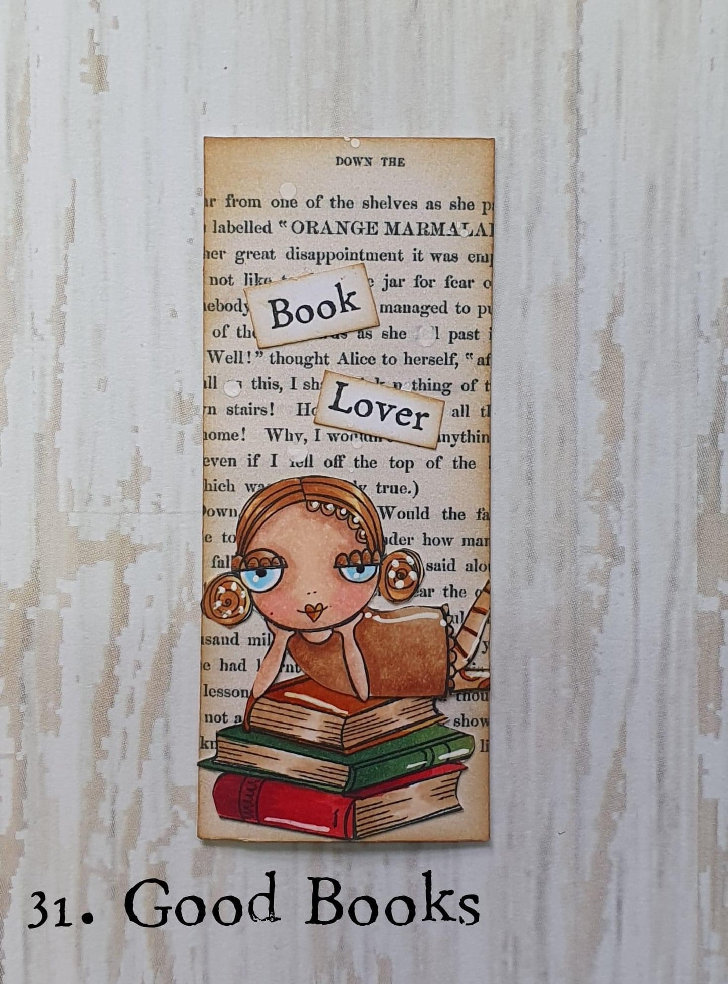 Book Lover - whimsical and quirky book lover digi set in jpg and png files