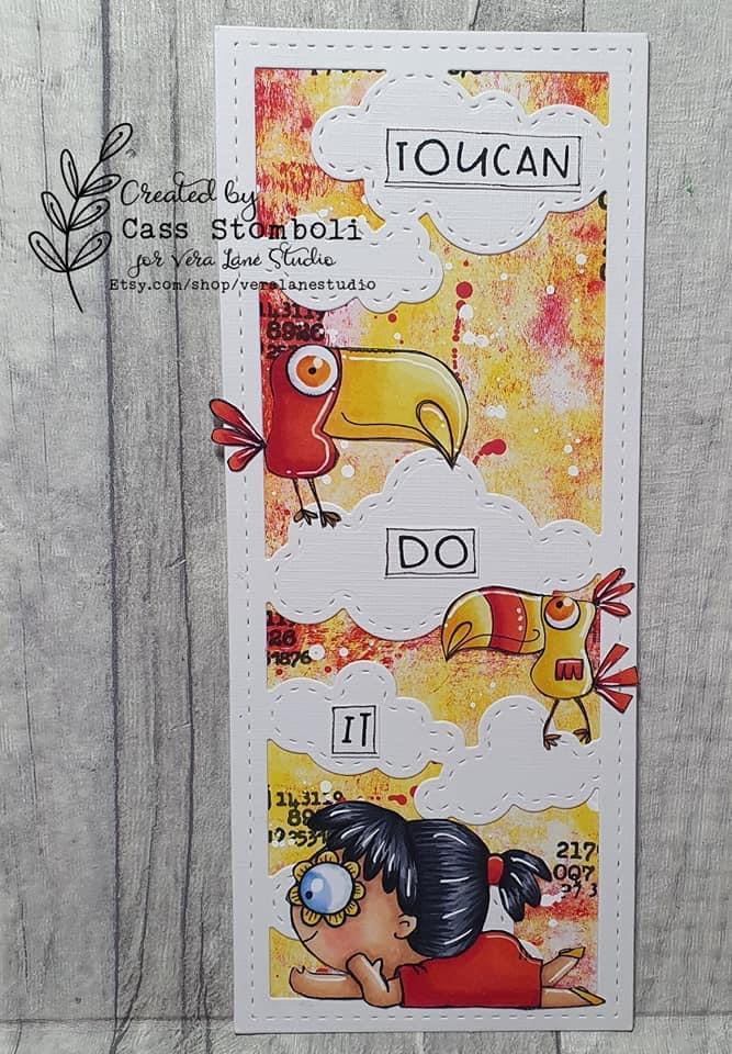 Toucan Do - 5 digi stamp bundle in jpg and png files