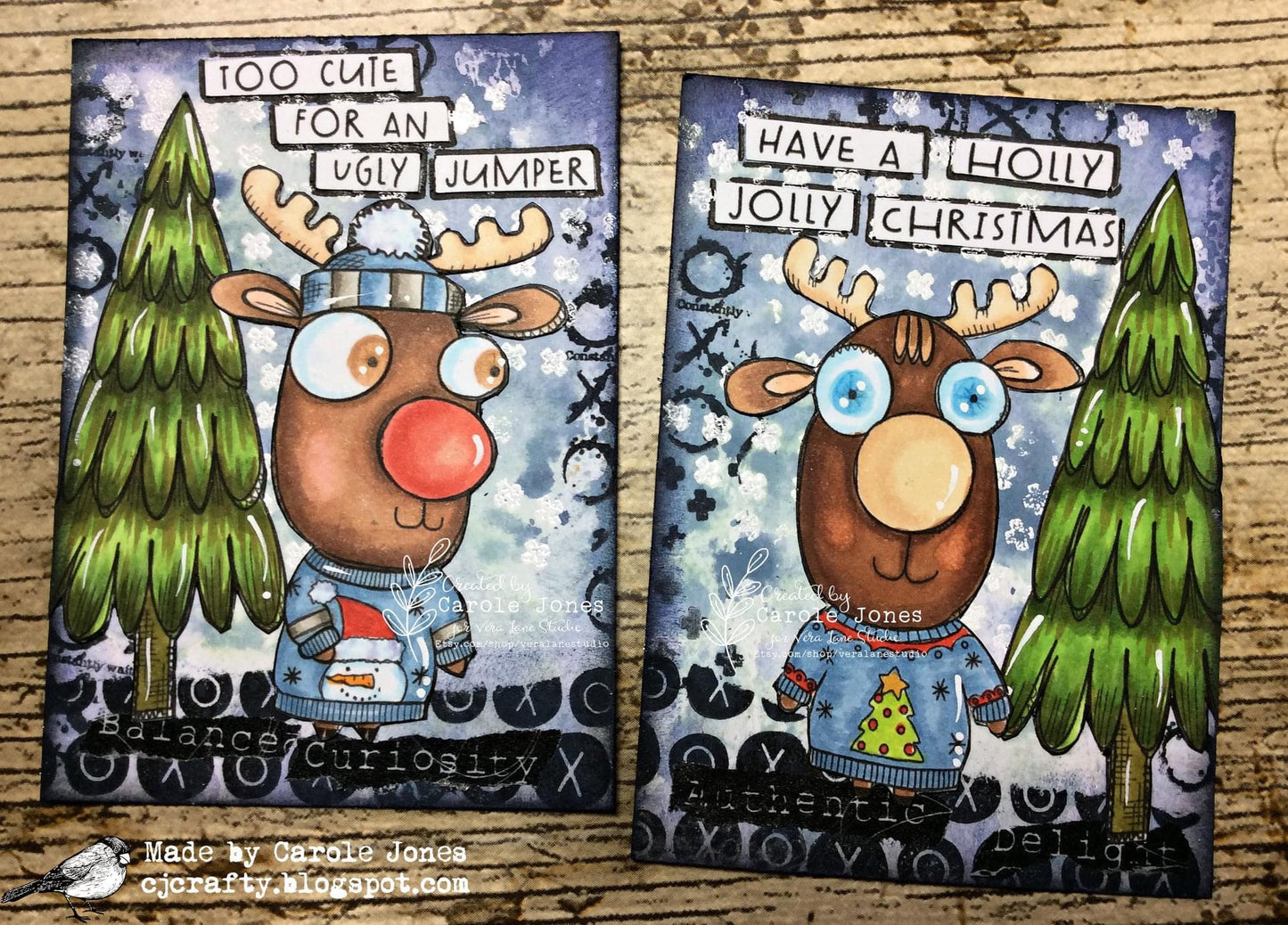 Reindeer Games - 6 digi stamp bundle