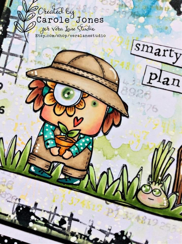 Smarty Plants  - 7 digi stamps in jpg and png files