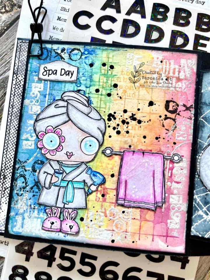 Spa Day - 6 digi stamp set