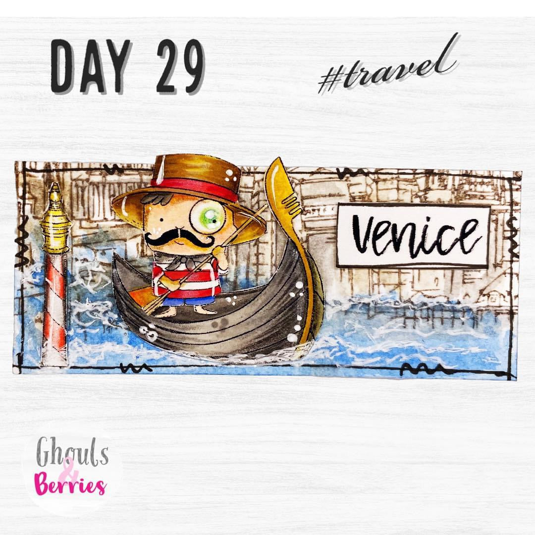 Venice  - 6 Digi stamp bundle in jpg and png files