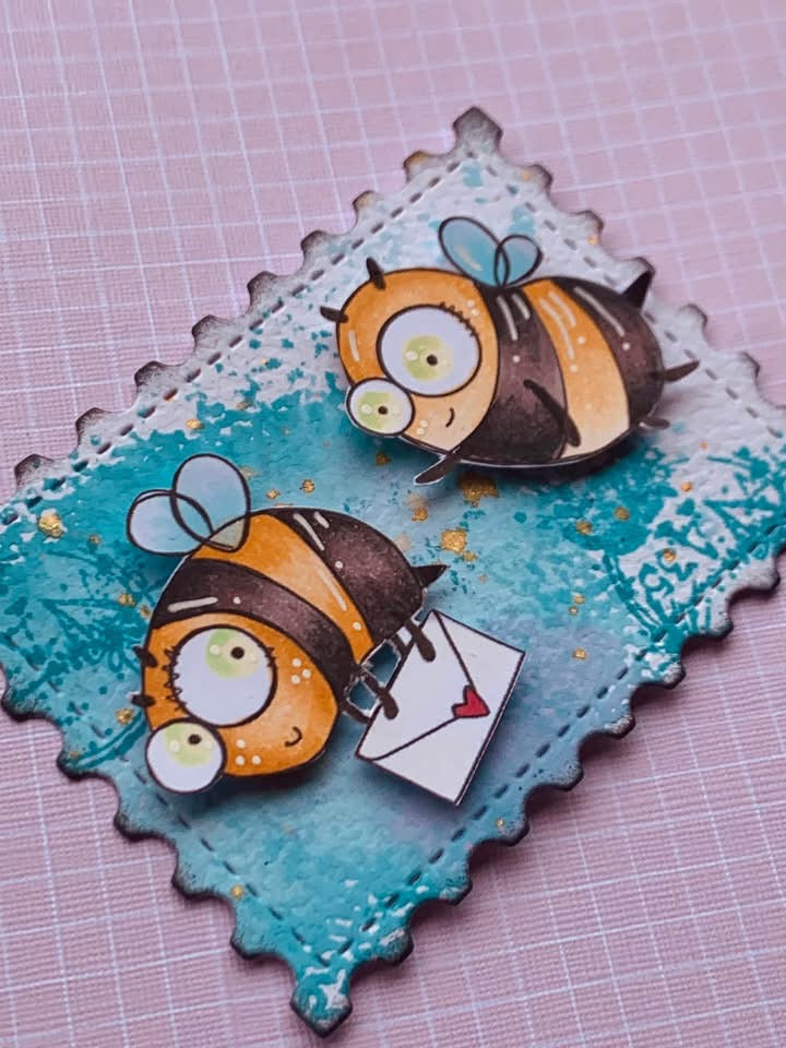 The Buzz - 6 Digi stamp set in JPG and PNG files