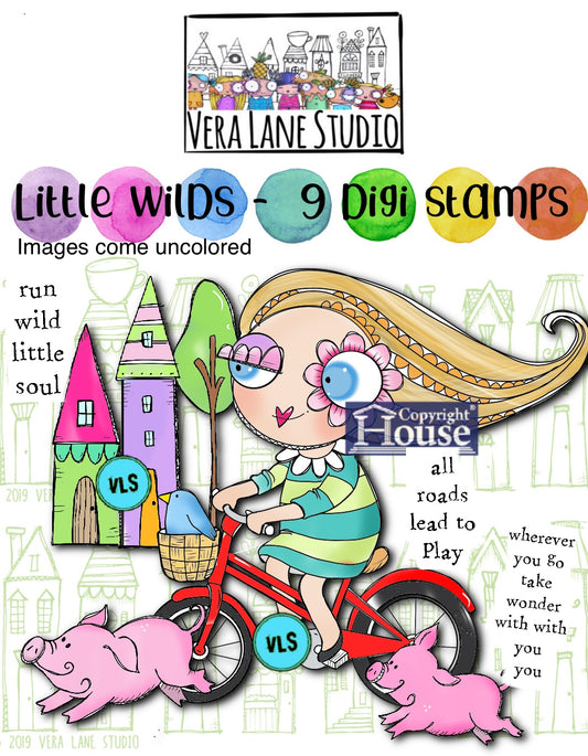 Little Wilds - 9 Digi stamps