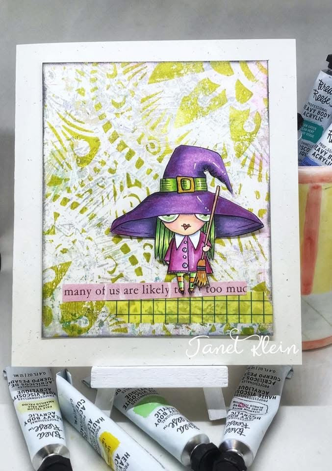 Wee Witches - 8 digital files |Card, Junk Journal and Scrap Kit