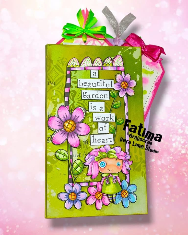 Magnifique Jardin Garden Girl Hand Illustrated Digital Stamps, French Floral PNG JPG