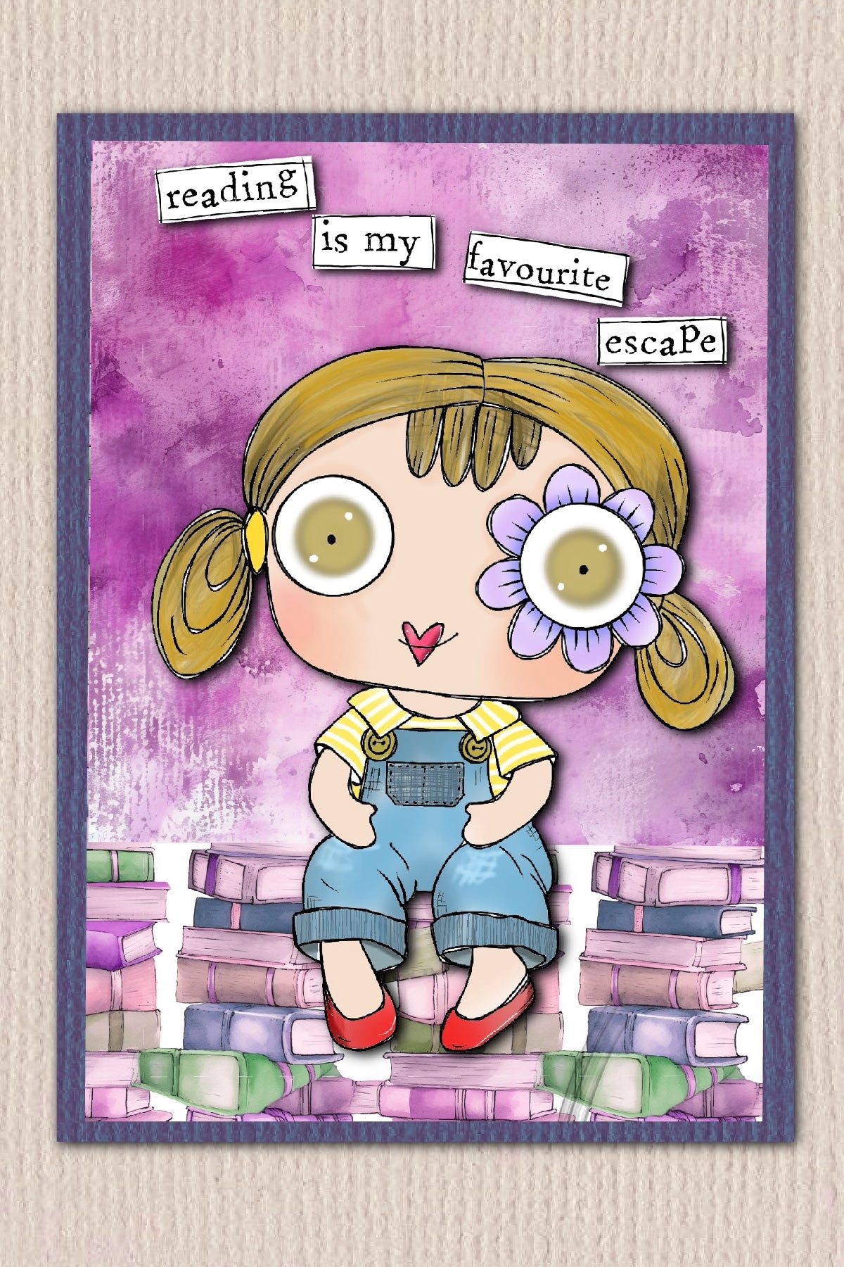 Chapter by Chapter Card Kit  - 8 Digi stamps in jpg and png files color character included