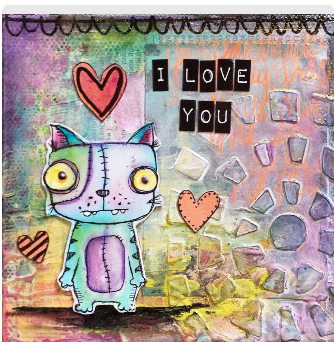 Vera’s Zombies - 3 characters, 2 sentiments Digi stamp bundle