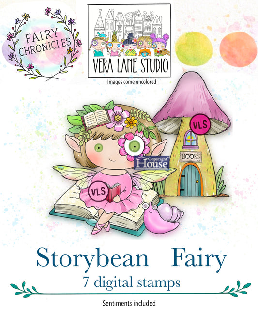 Storybean fairy digital stamp kit