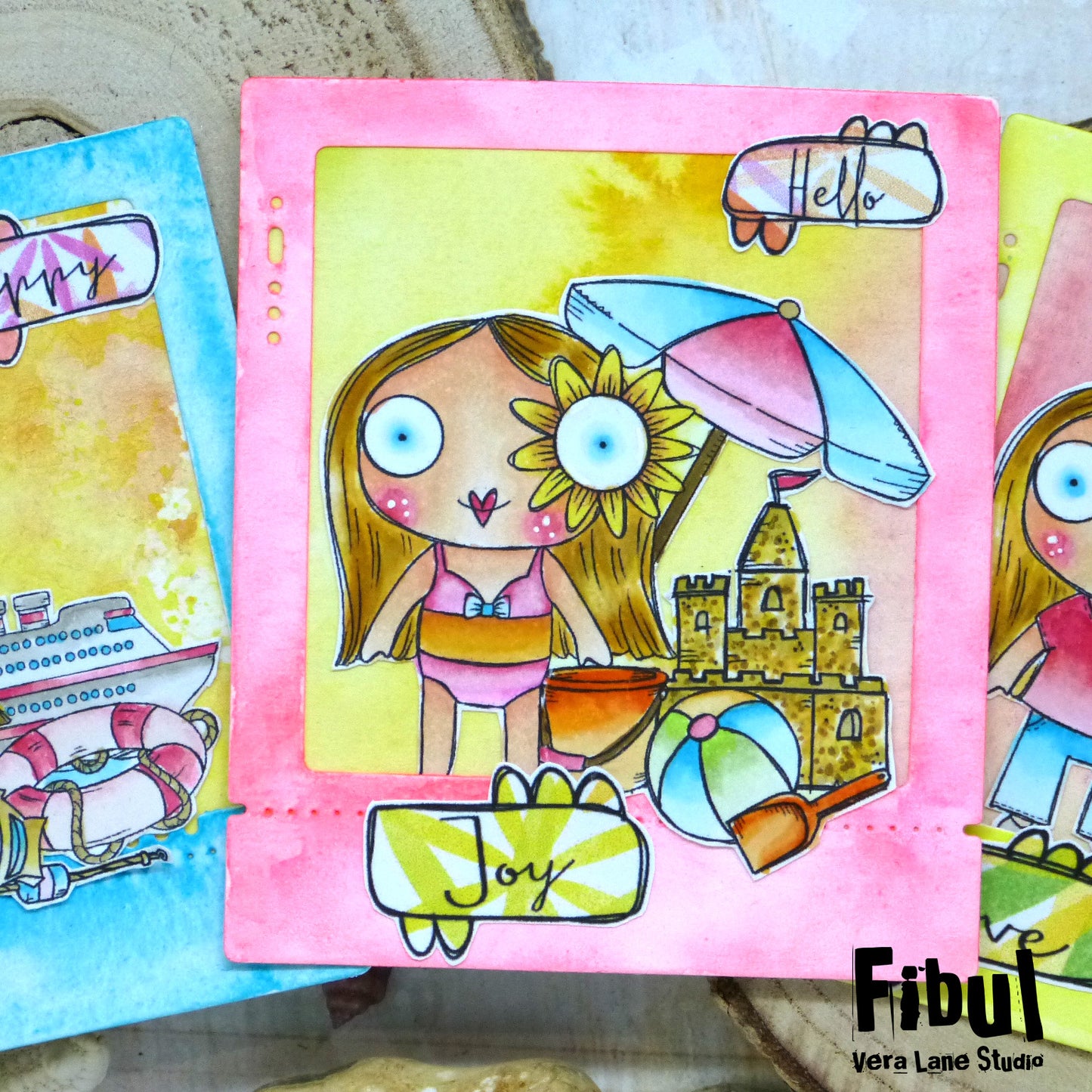 Dress Up - 7 Digi stamps in jpg and PNG files