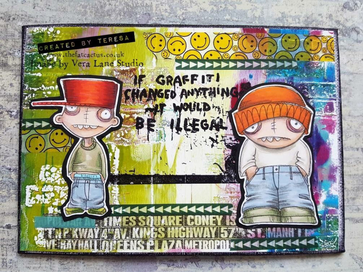 Lil' Gangstas -- 6 digi stamp set available for instant download