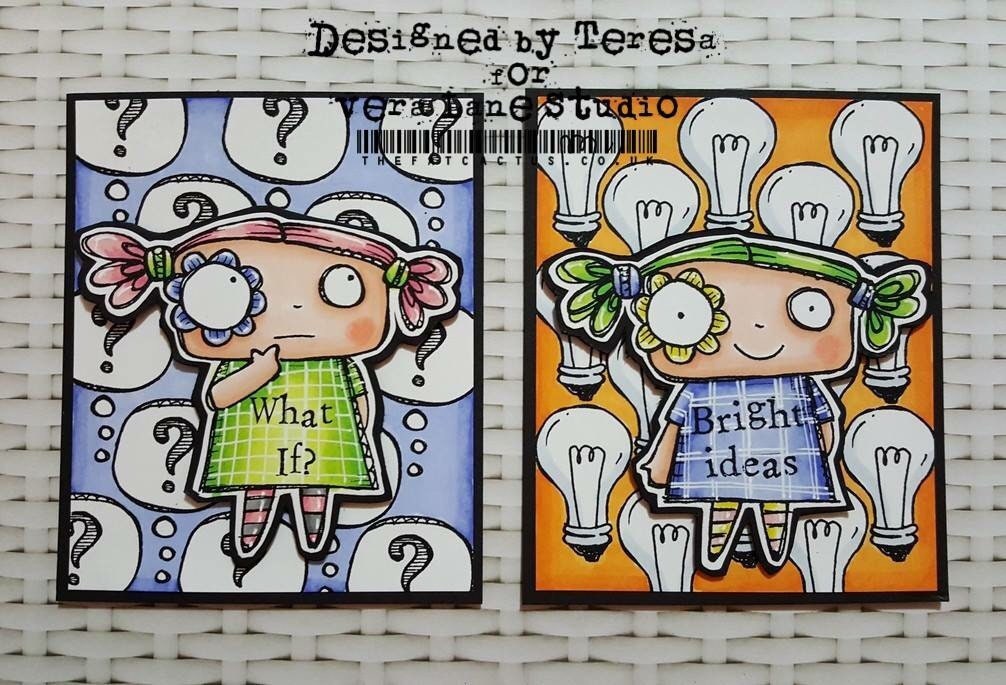 Bright Ideas - 6 digi stamp bundle in JPG and PNG files