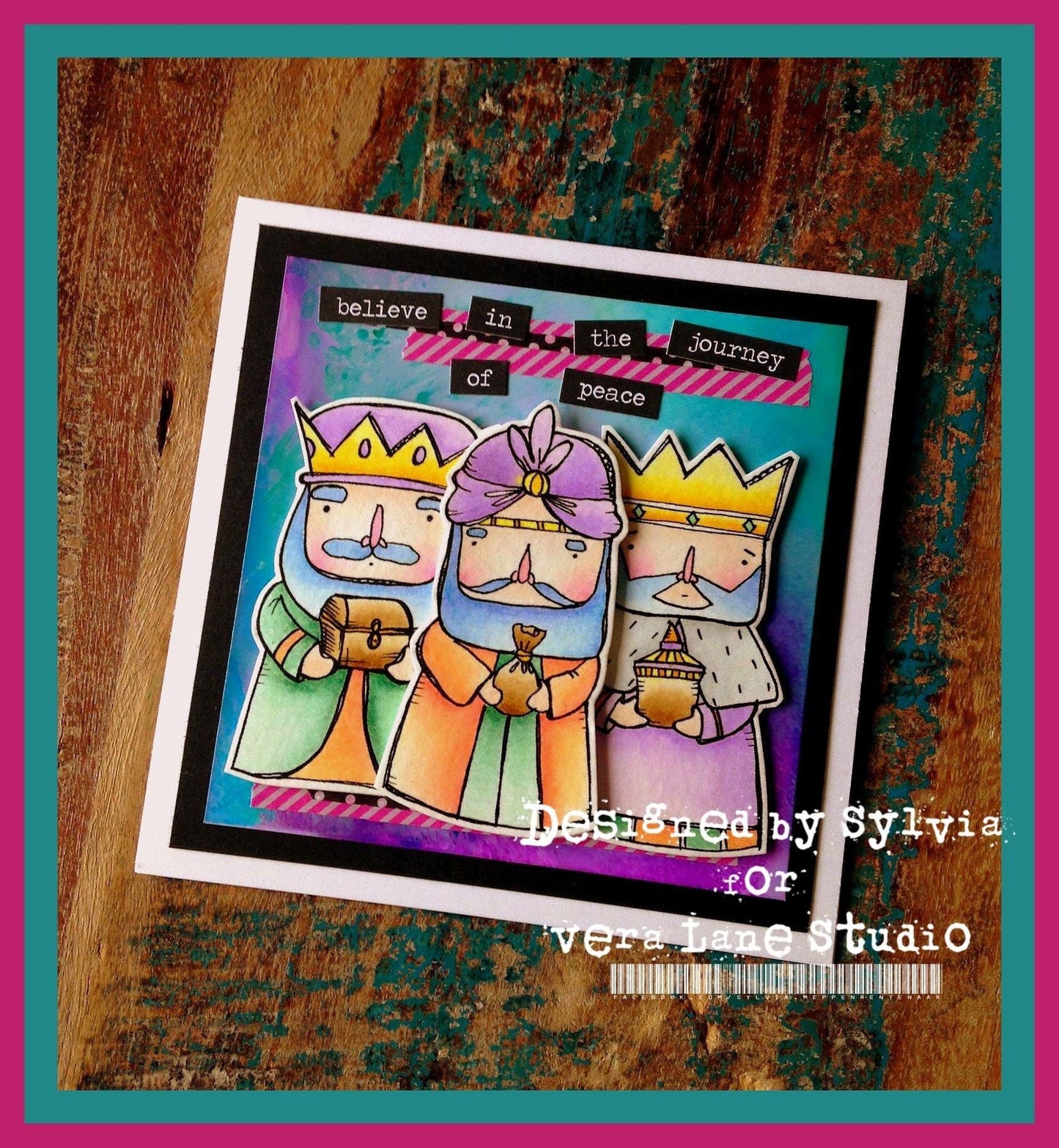 Three Kings - 7 digi stamp bundle in png and jpg files for instant download