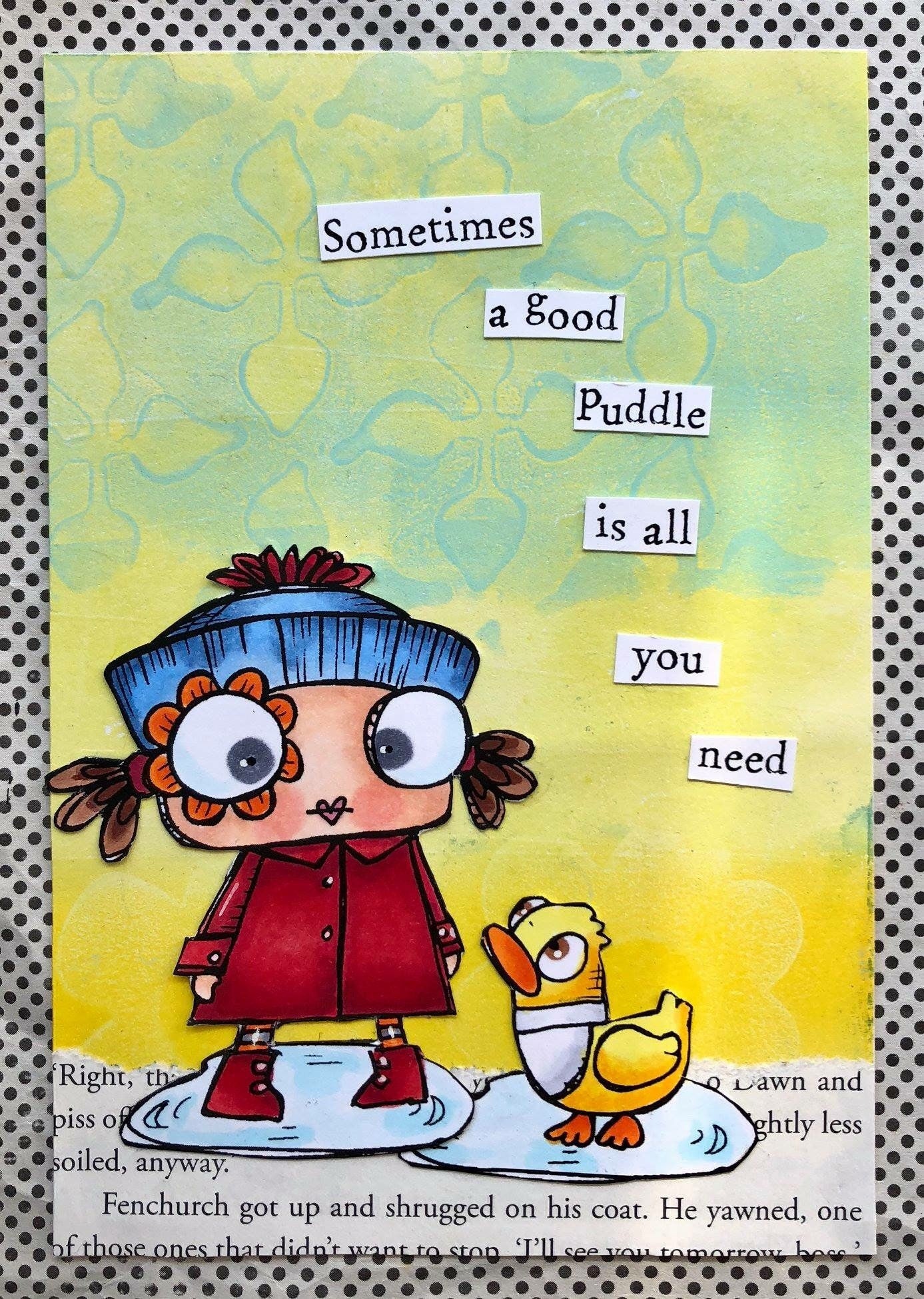 Puddle Jumps - 7 Digi stamp bundle in jpg and  png files