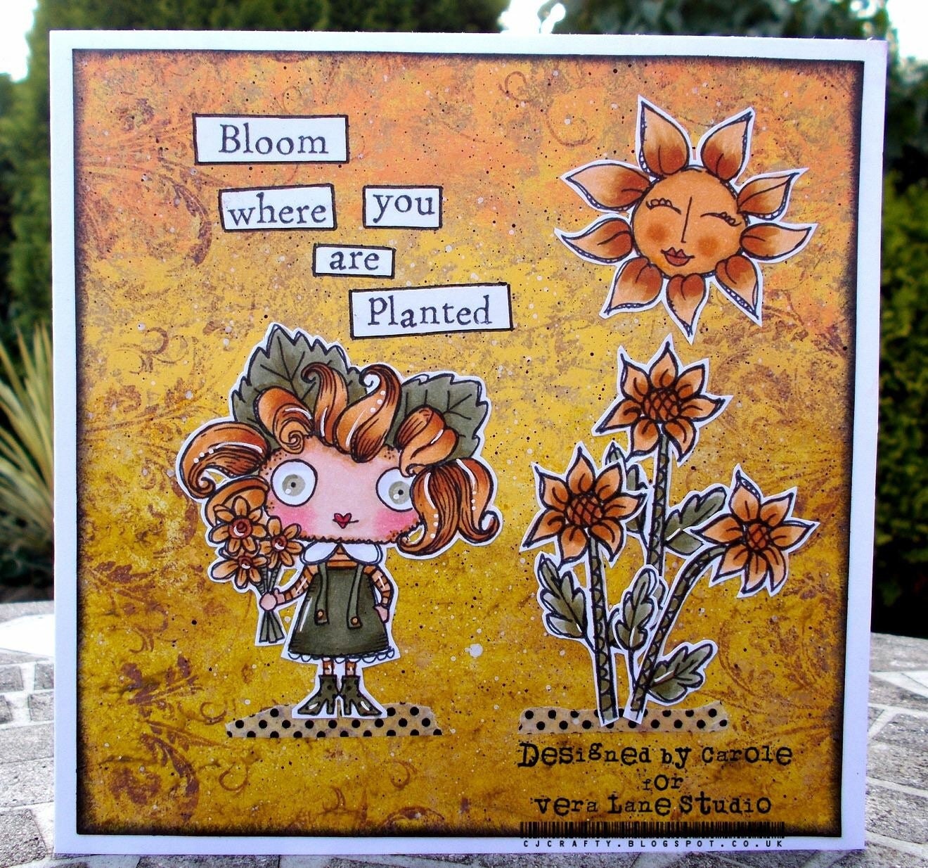 Sunflower - 5 digi stamp bundle