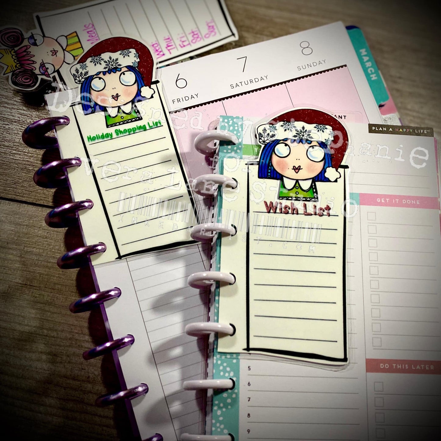 Planner Girl Collage Sheets - 2 PDF files