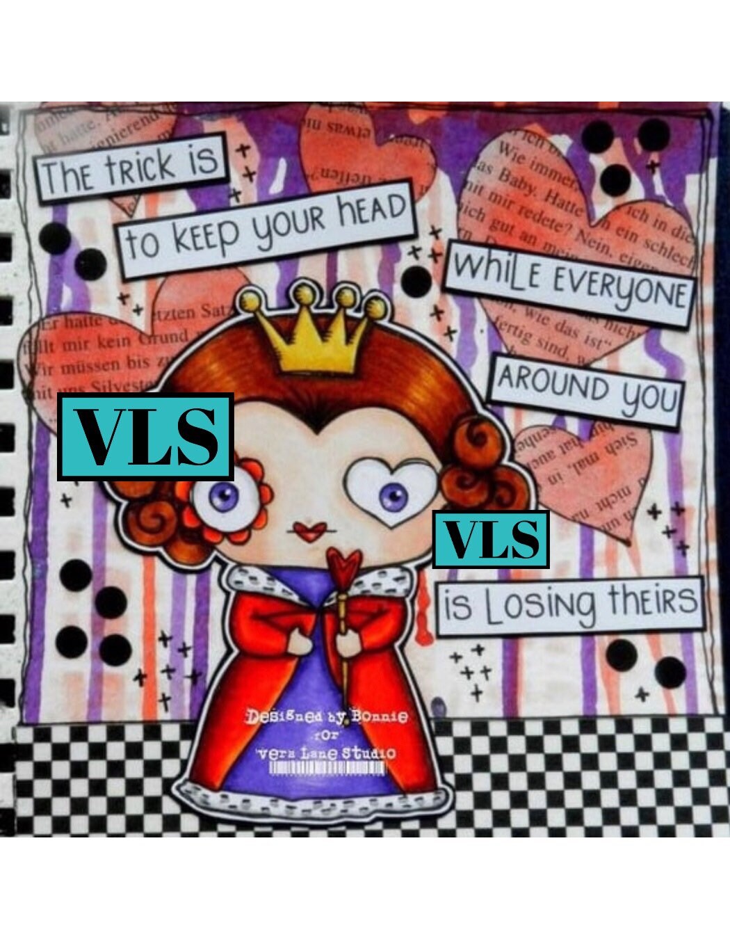 Lil Queen of Hearts - 5 digi stamp bundle