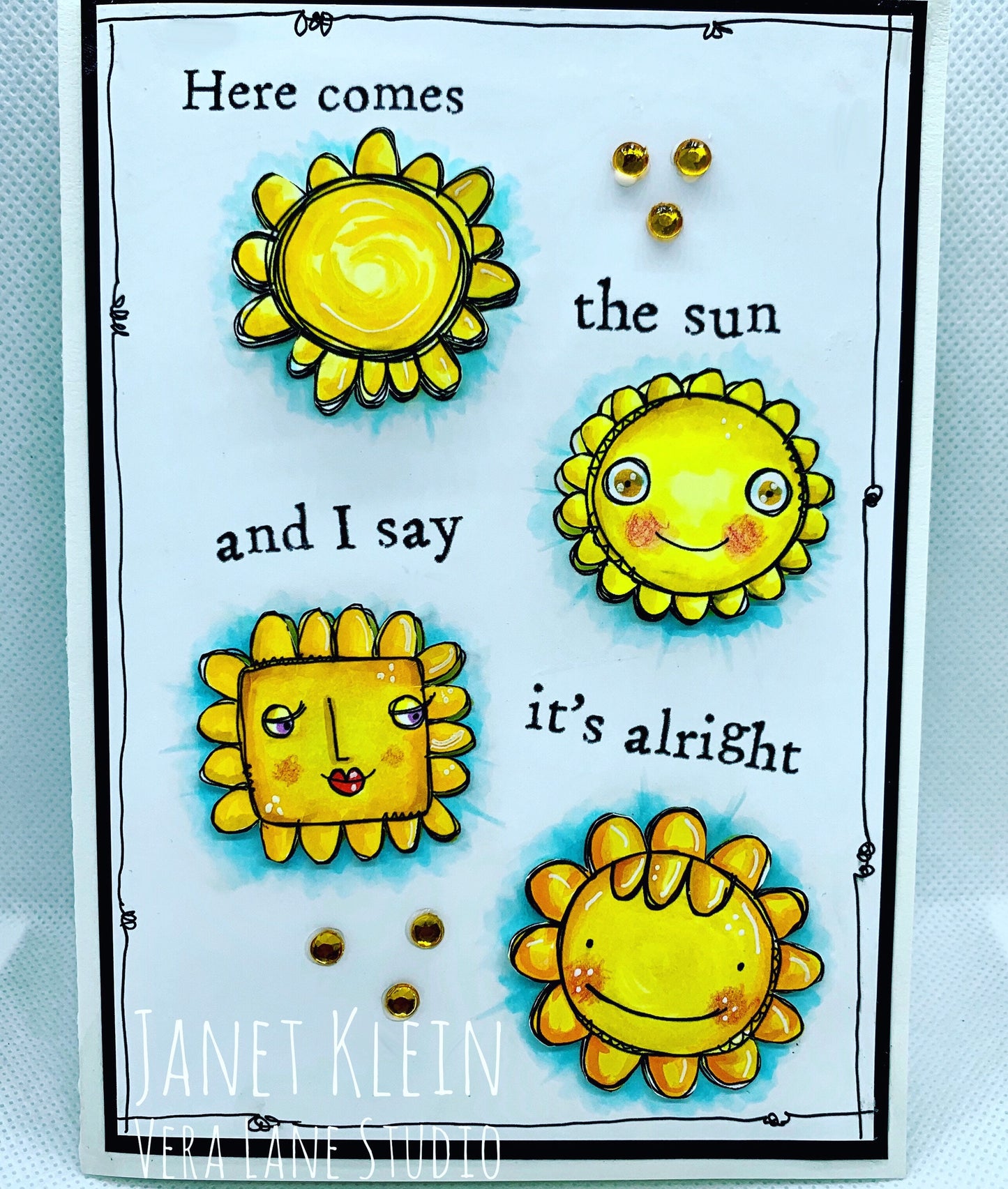 Suns - 12 digi stamp bundle in jpg and png files