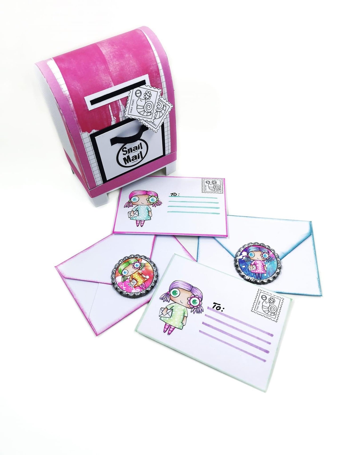 Snail mail – 6 digit stamps in JPG and PNG files