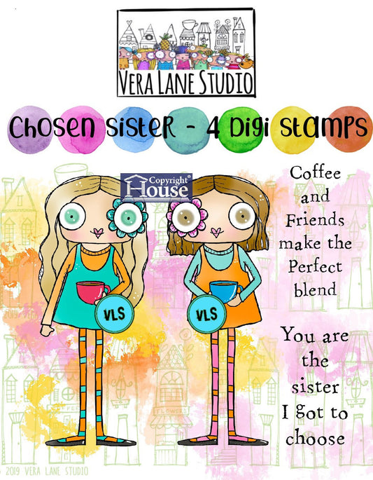 Chosen Sister – 4 digit stamps in JPG and PNG files