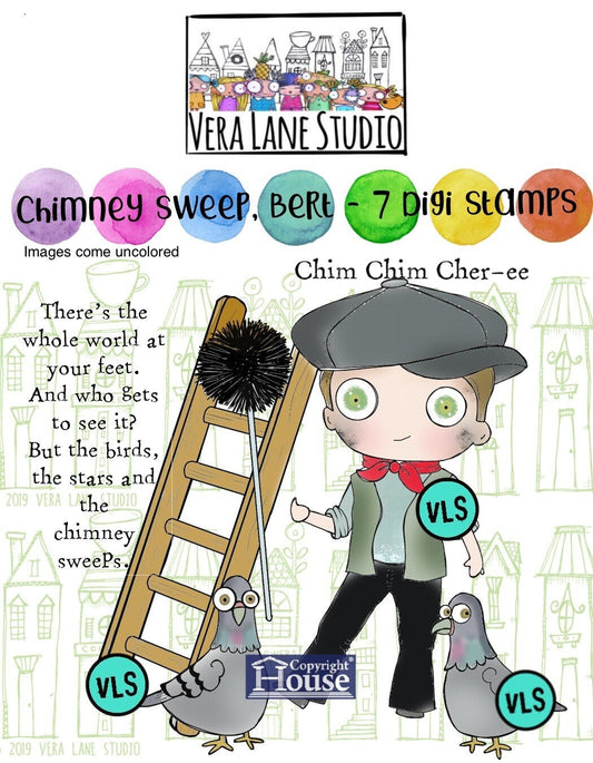 Chimney Sweep - 7 Digi stamp bundle