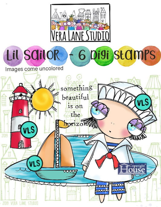 The Lil Sailor - 6 Digi stamp bundle