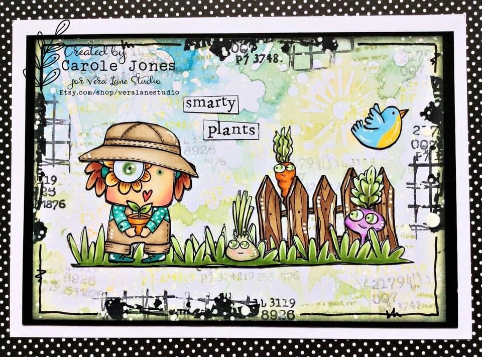 Smarty Plants  - 7 digi stamps in jpg and png files