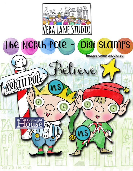 The North Pole- 5 digi stamp set