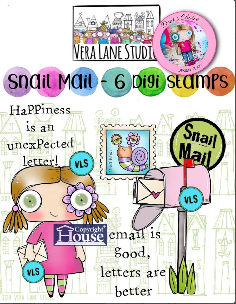 Snail mail – 6 digit stamps in JPG and PNG files